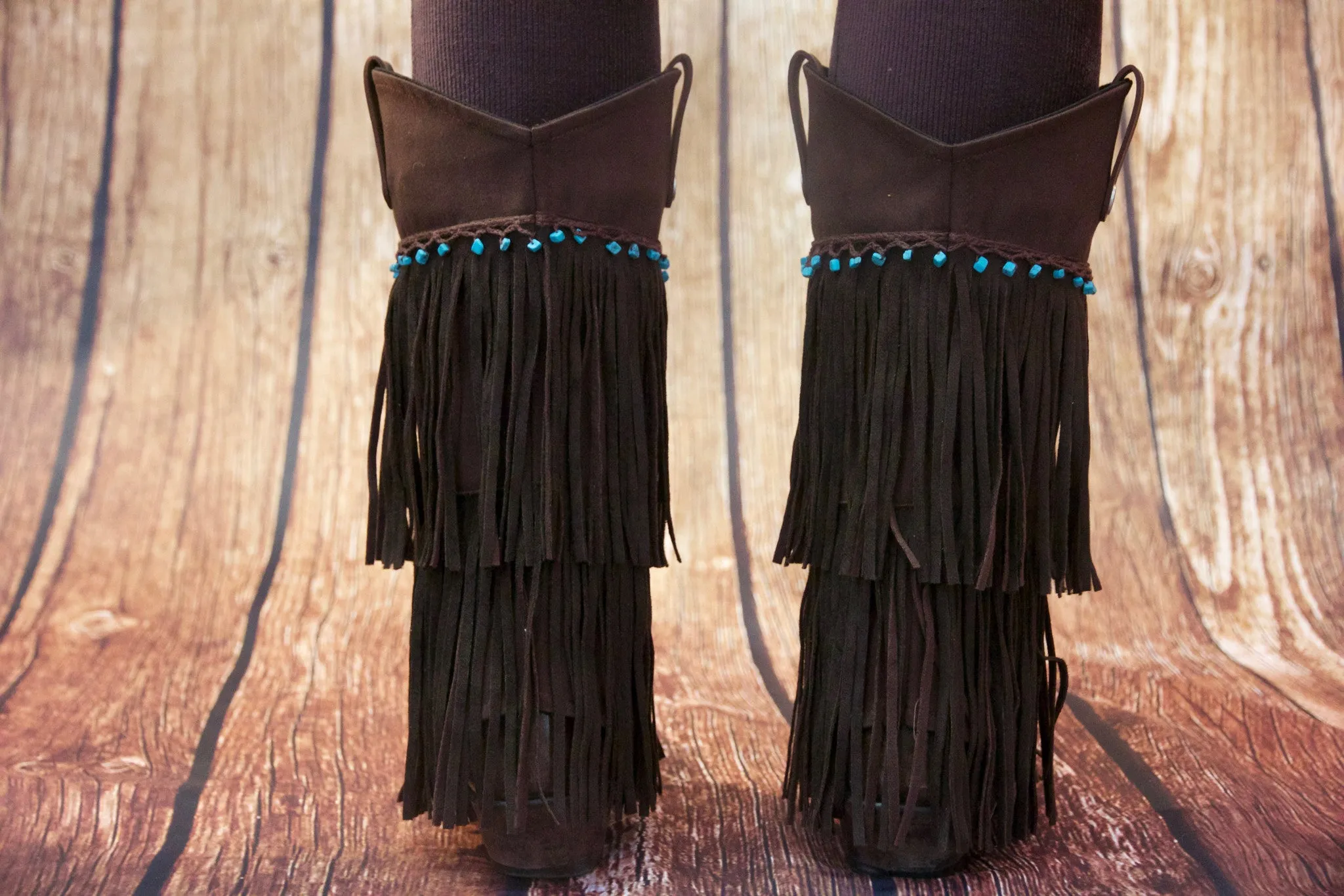 Fringe - Turquoise/Brown