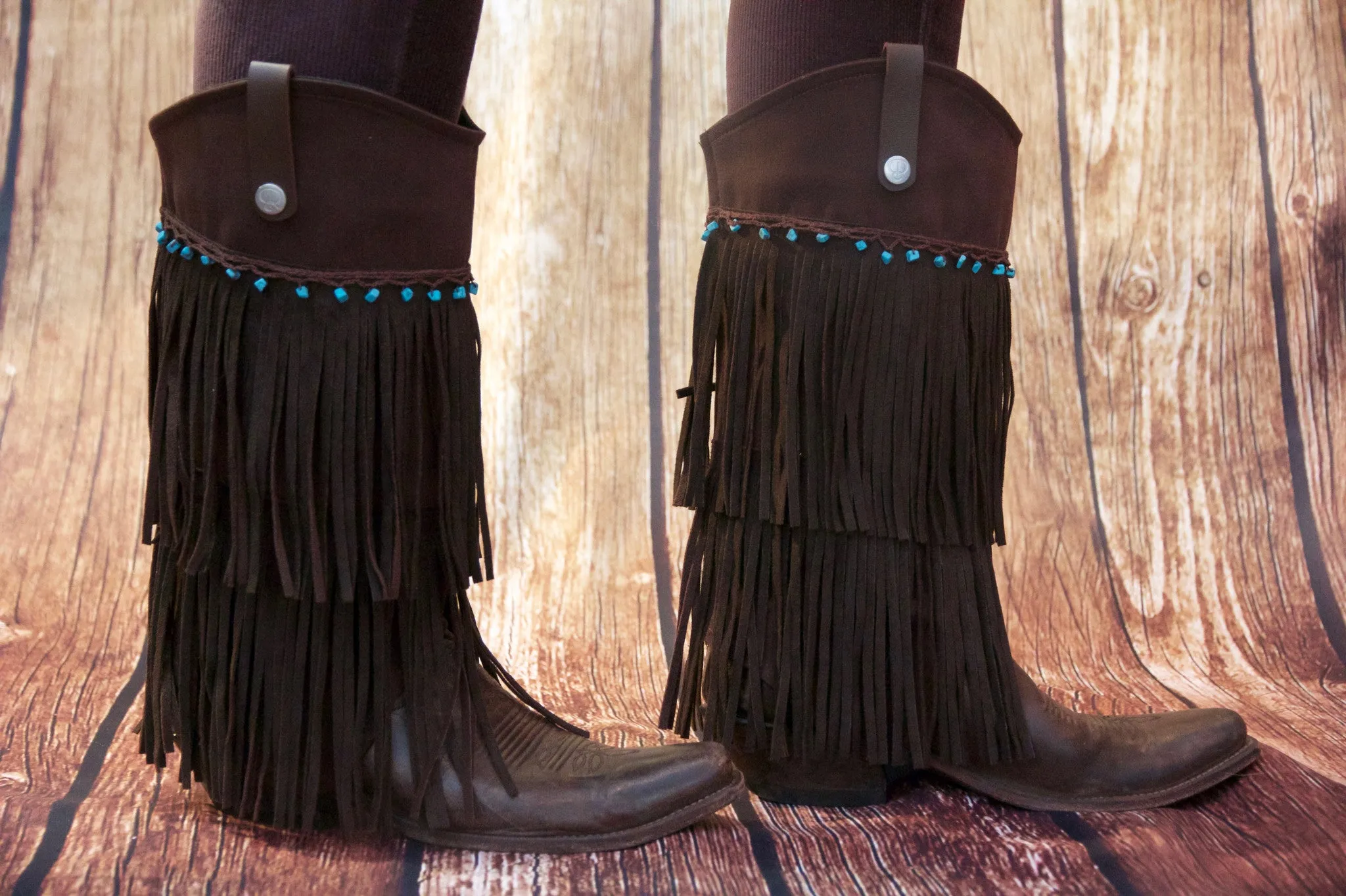 Fringe - Turquoise/Brown