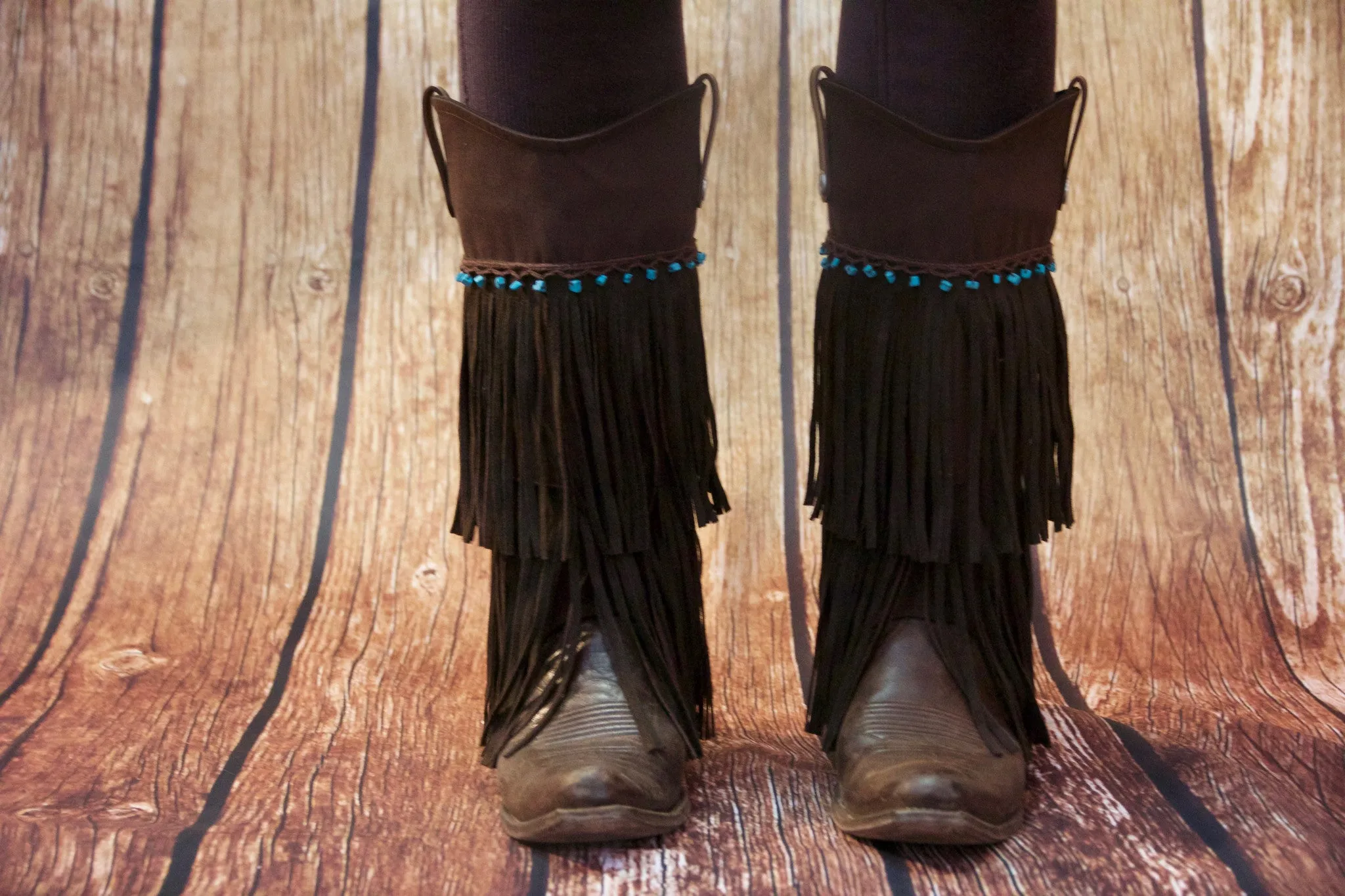 Fringe - Turquoise/Brown