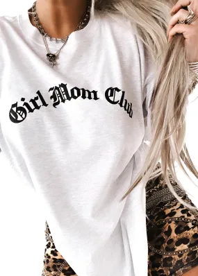 GIRL MOM CLUB SIDE SLIT TEE