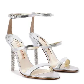 Grey Rosalind Crystal Sandals