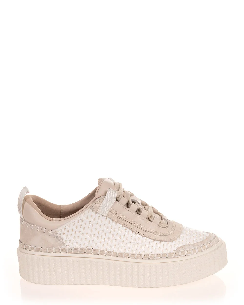 Hael & Jax Prince Bone Leather Sneaker