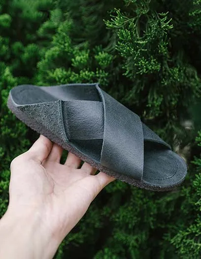 Handmade Soft Sole Crosss-strap Slippers