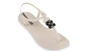 Ipanema Womens Class Blown Up Sandal Beige Metallic Grey