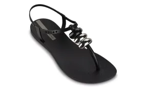 Ipanema Womens Class Blown Up Sandal Black Onix