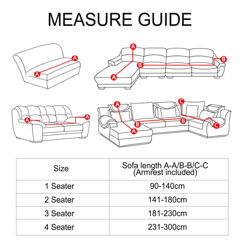 Jersey Fitted Sofa Covers Lounge Protector - Grey