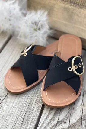 Kennley Sandals: Black