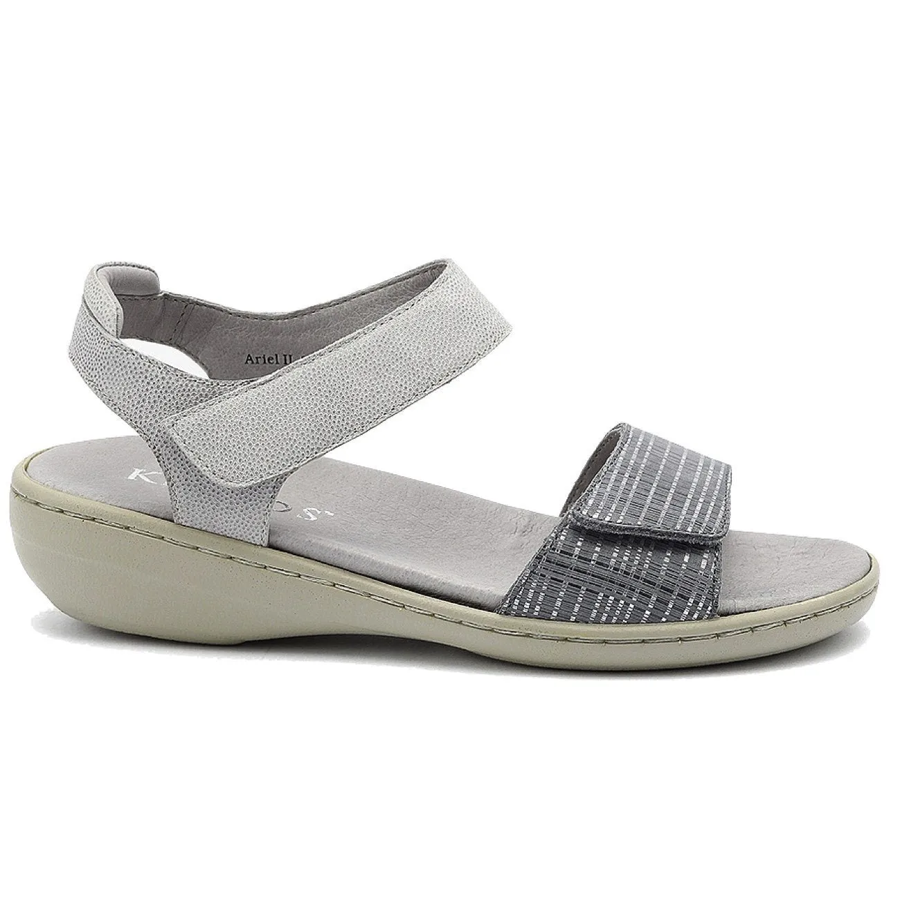 Klouds Ariel II Sandal Leather Grey