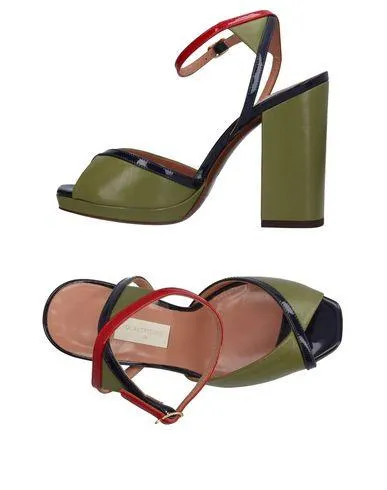 L' Autre Chose Women Sandals Military green 3 UK