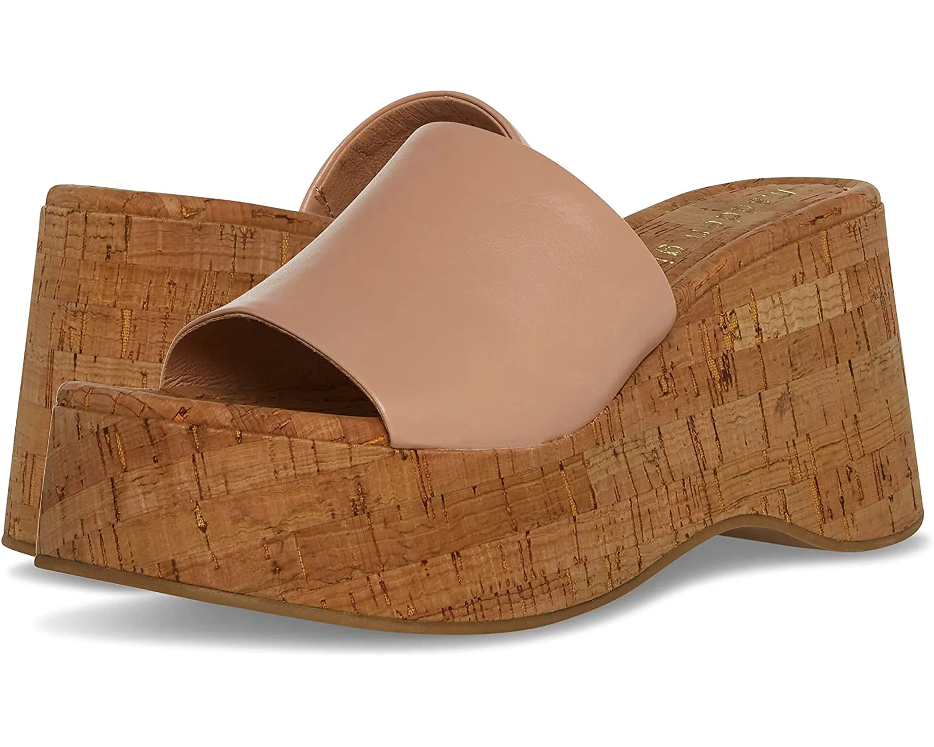 Madden Girl Zaharra Platform Wedge Sandal - Nude Paris ZAHA02J1