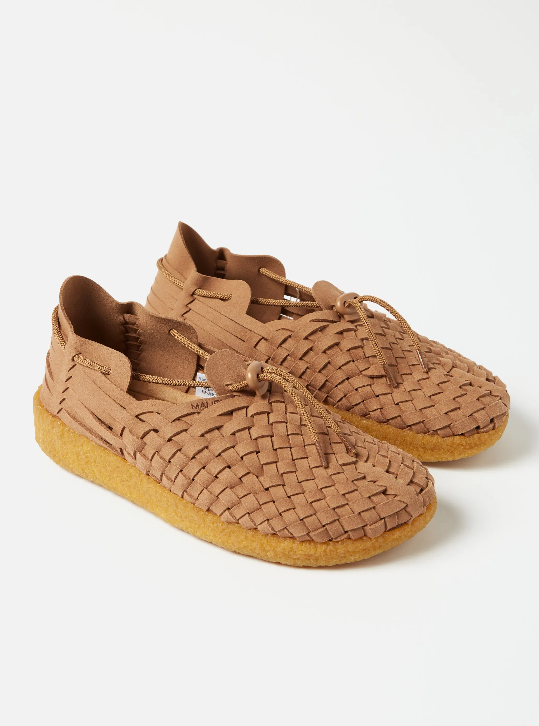 Malibu Latigo in Walnut/Tan Vegan Leather/Crepe