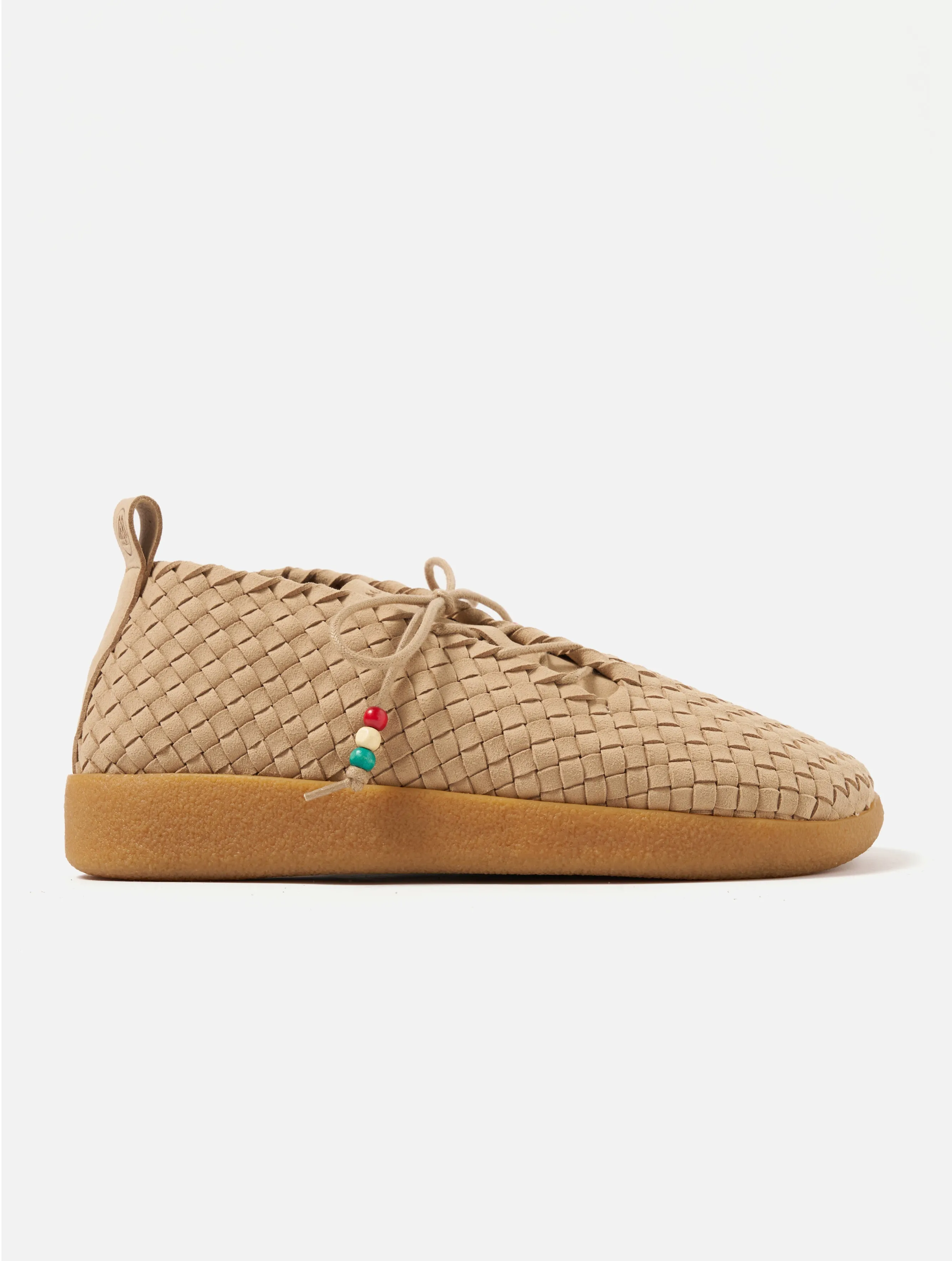 Malibu Matador in Beige Vegan Leather/Crepe