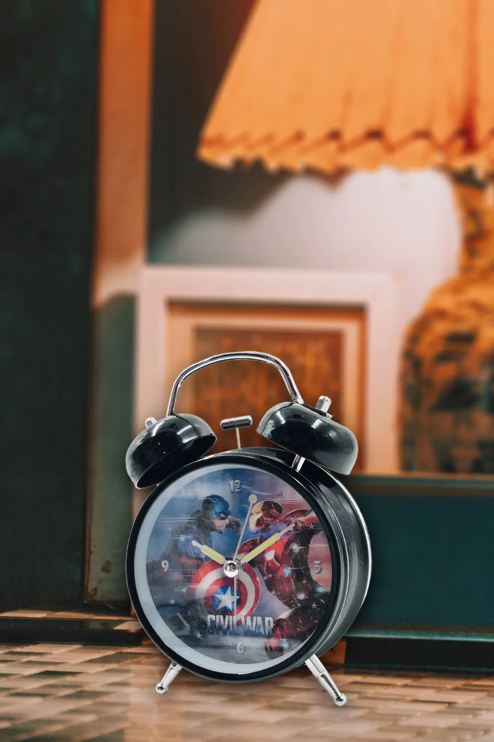 Marvel Civil War Lenticular Alarm Clock