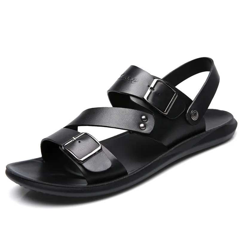 Men's leather sandals