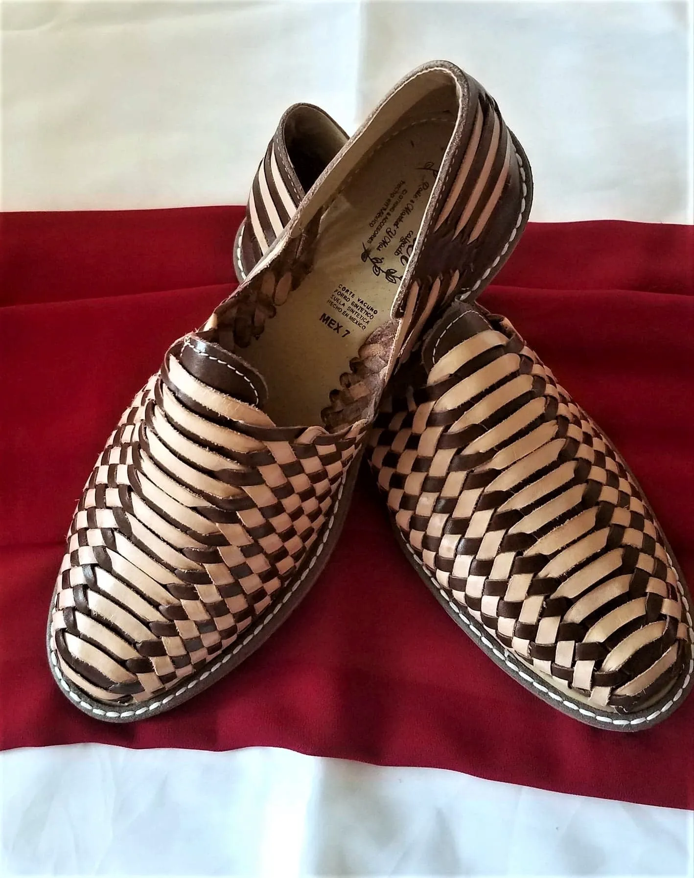 Mexican Handwoven  Men's Huaraches