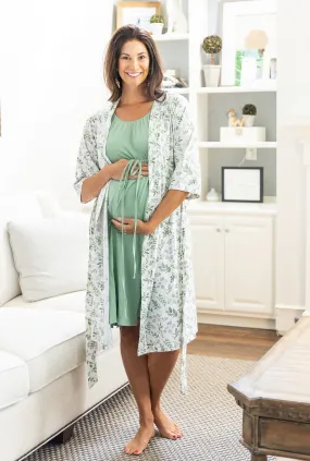 Morgan Robe & Sage 3 in 1 Labor Gown Set