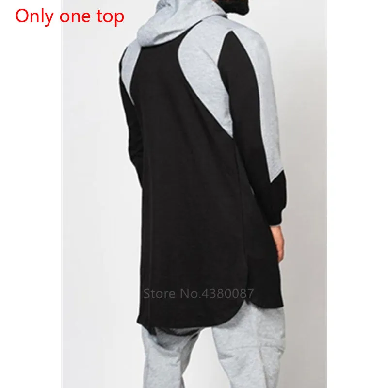 New Mens Jubba Thobe Arabic Islamic Clothing Winter Muslim Saudi Arabia Arabic Abaya Dubai Long Robes Traditional Kaftan Sweater