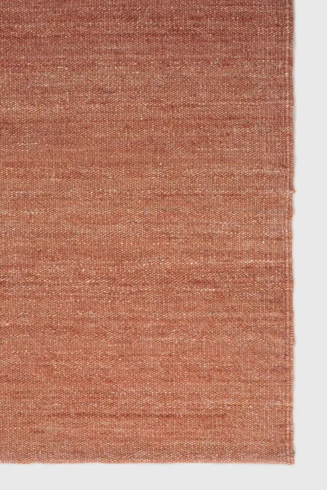 Nomad Kilim Rug Terracotta Large