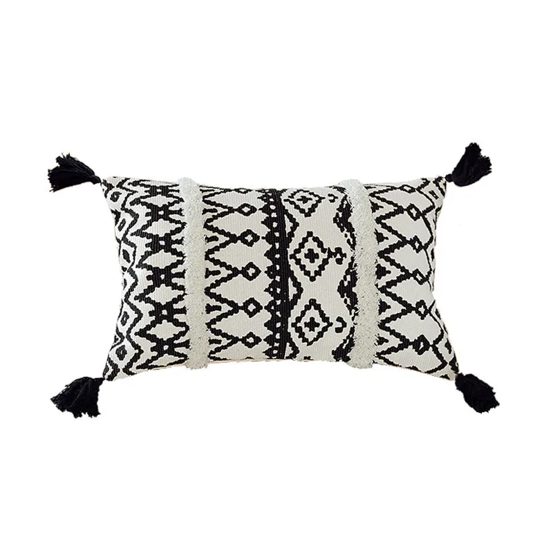 Nordic New Moroccan Sofa Pillow Waist Pillow Tufted Ins Pillow Bed Pillow