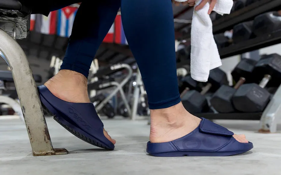 OOFOS 1550 OOAH SPORT FLEX SLIDE - NAVY