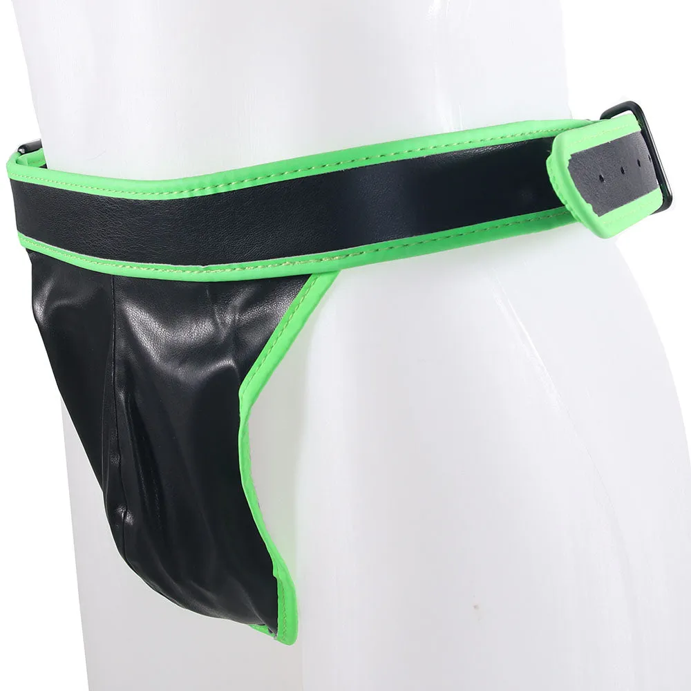 Ouch! Glow In The Dark Side Buckle Jock Strap /M