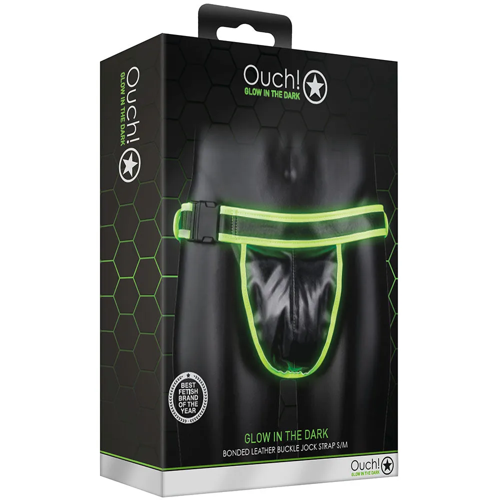 Ouch! Glow In The Dark Side Buckle Jock Strap /M