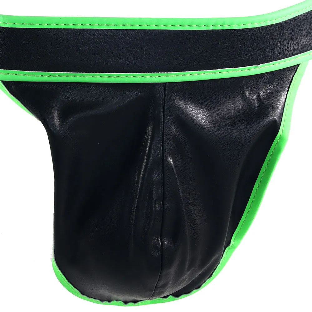 Ouch! Glow In The Dark Side Buckle Jock Strap /M