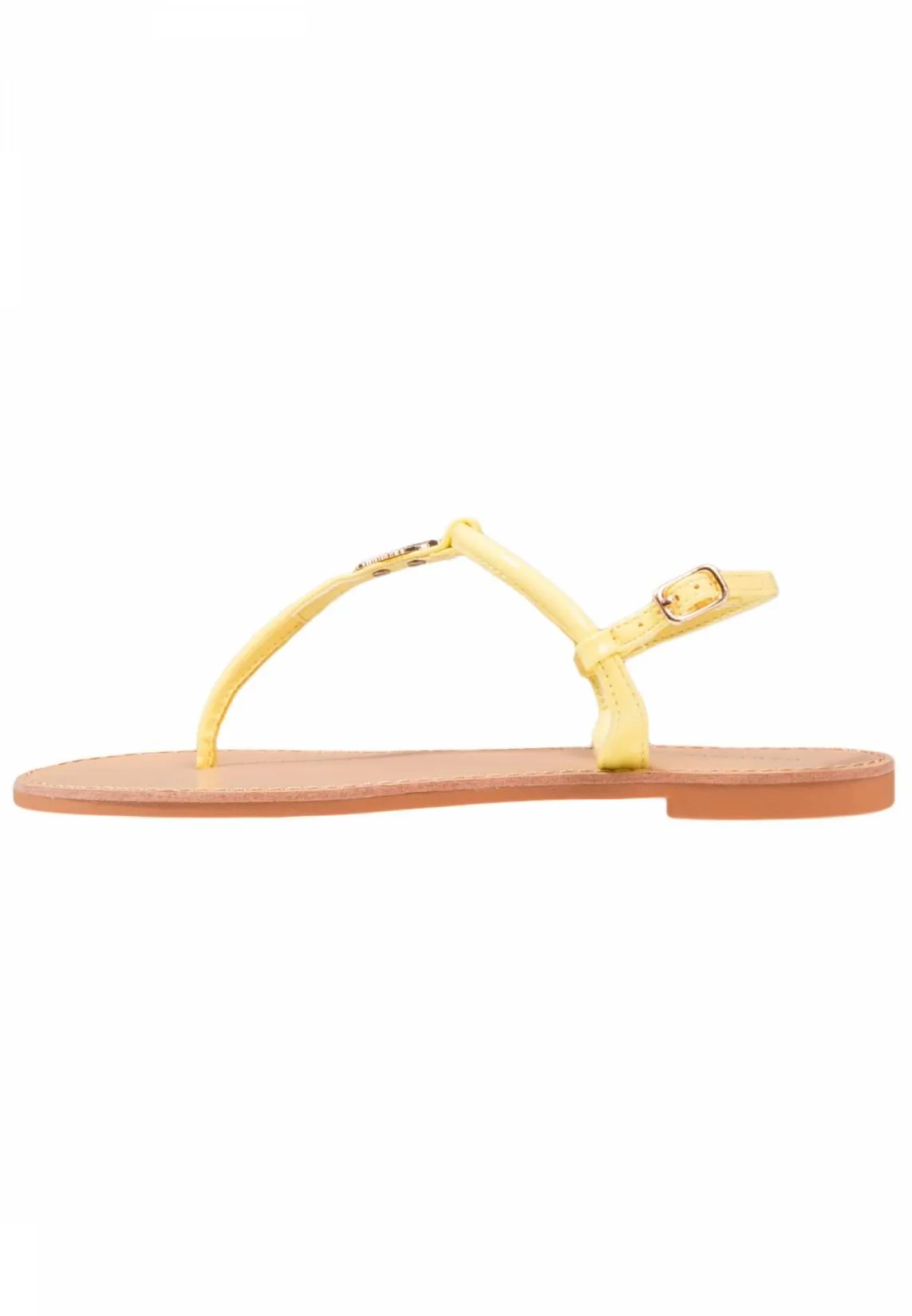 Parfois Tamanho Pineapple Detail Yellow Womens Sandals