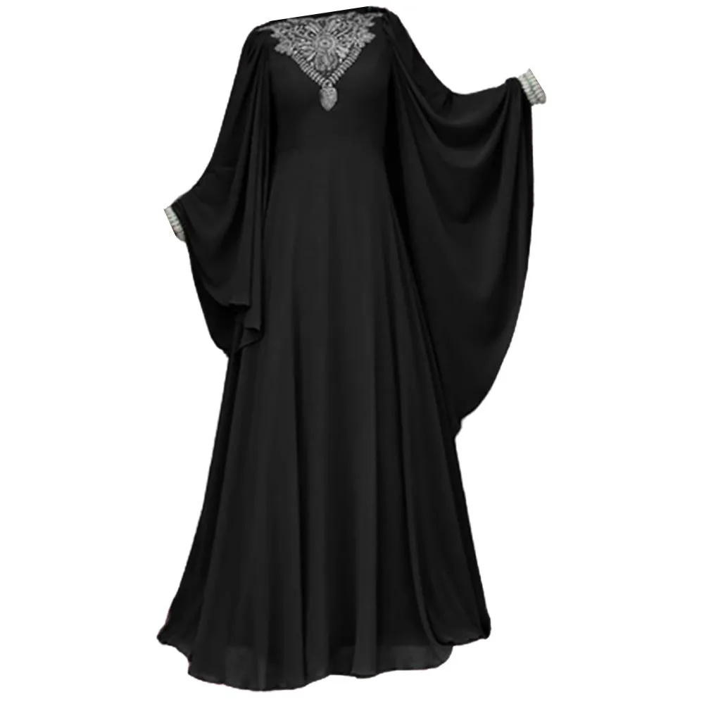 Ramadan Muslim Burqa Abaya Women Hijab Prayer Dress Islam Overhead Burka Niqab Long Khimar Kaftan Robe Arab Middle East Clothing