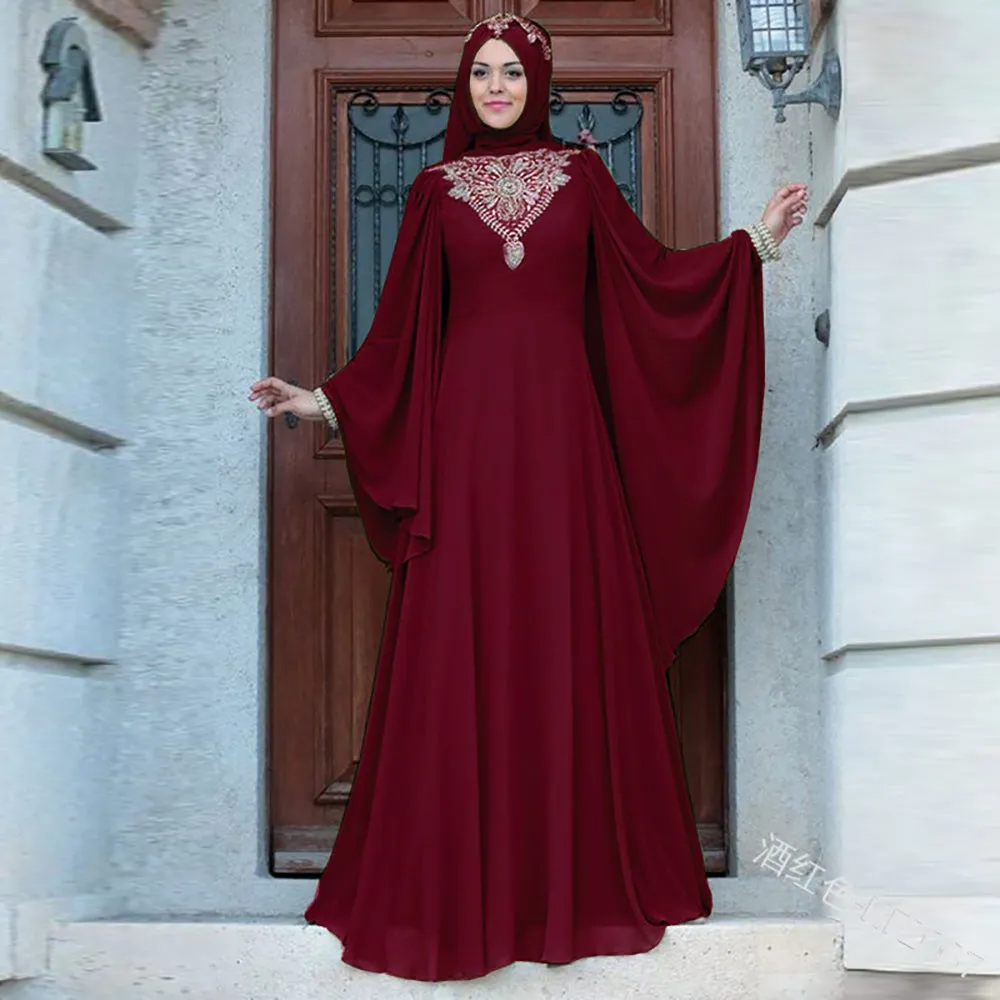 Ramadan Muslim Burqa Abaya Women Hijab Prayer Dress Islam Overhead Burka Niqab Long Khimar Kaftan Robe Arab Middle East Clothing