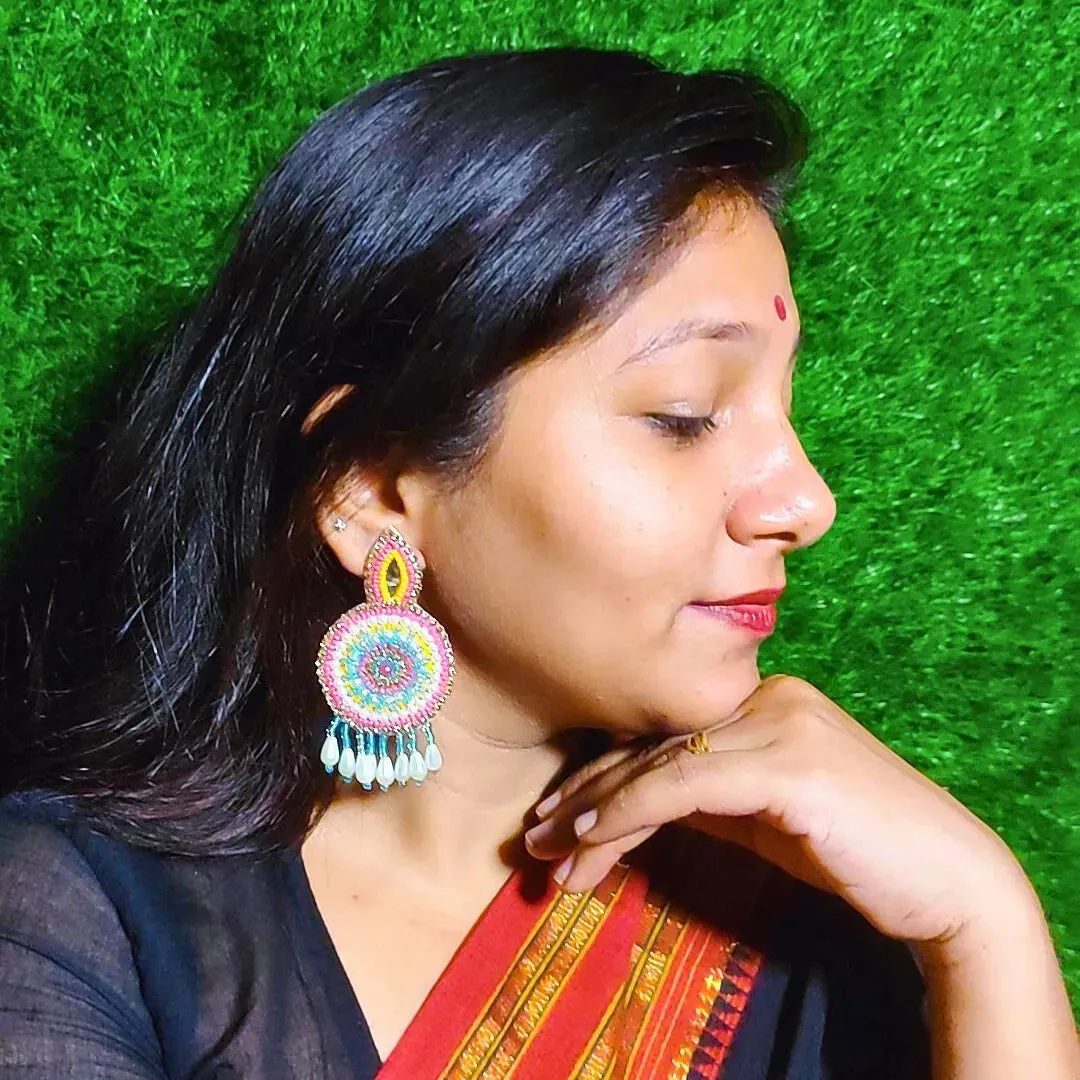 Rangoli Handmade Earrings