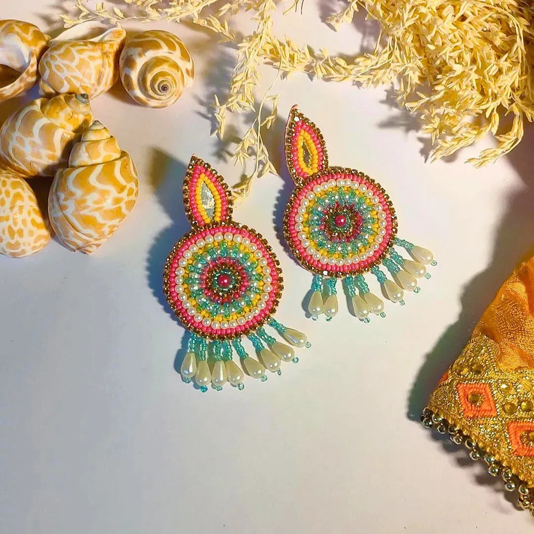 Rangoli Handmade Earrings