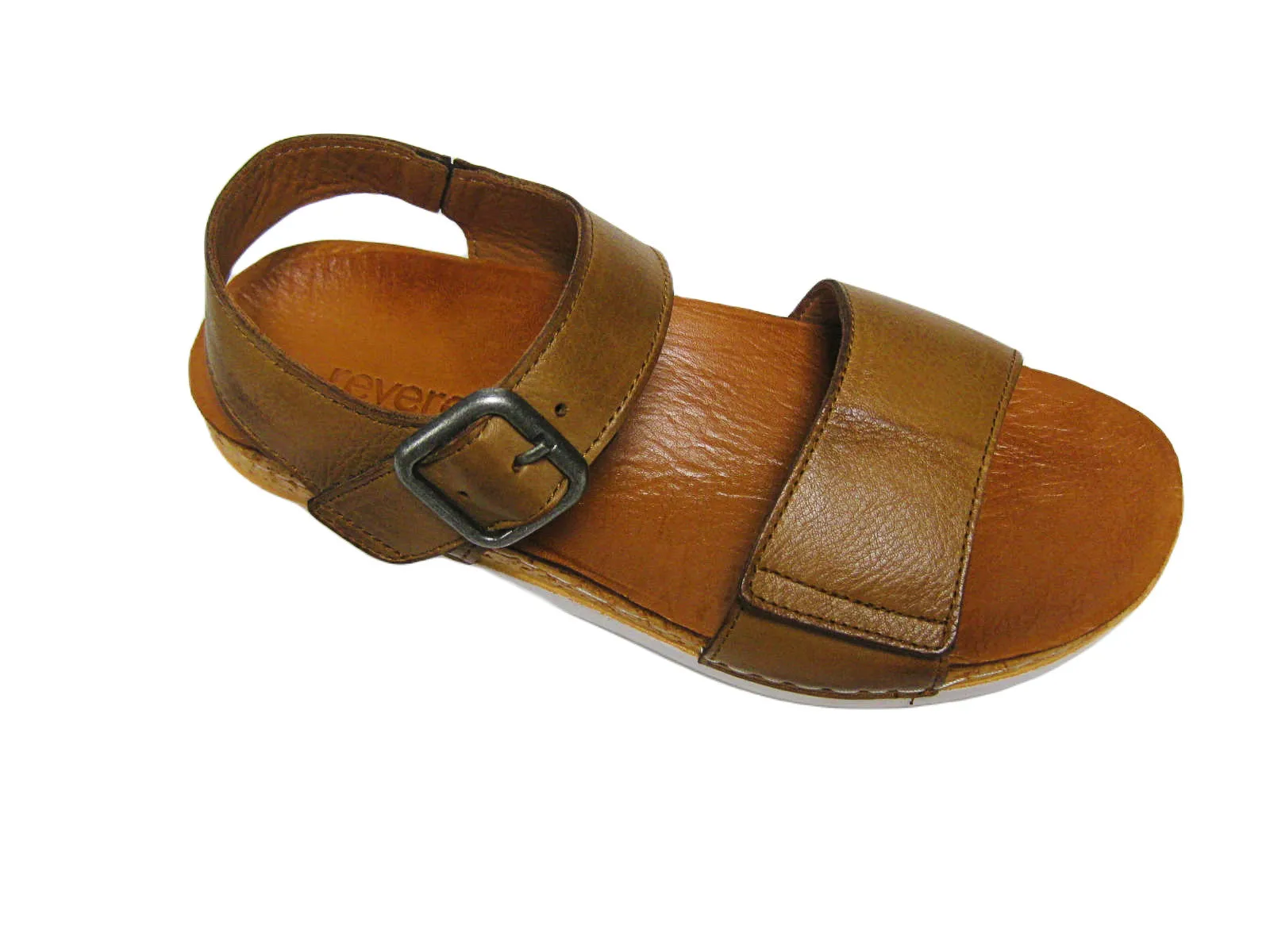 Revere Women's Georgia Sandal - Caramel 34GEORCARW