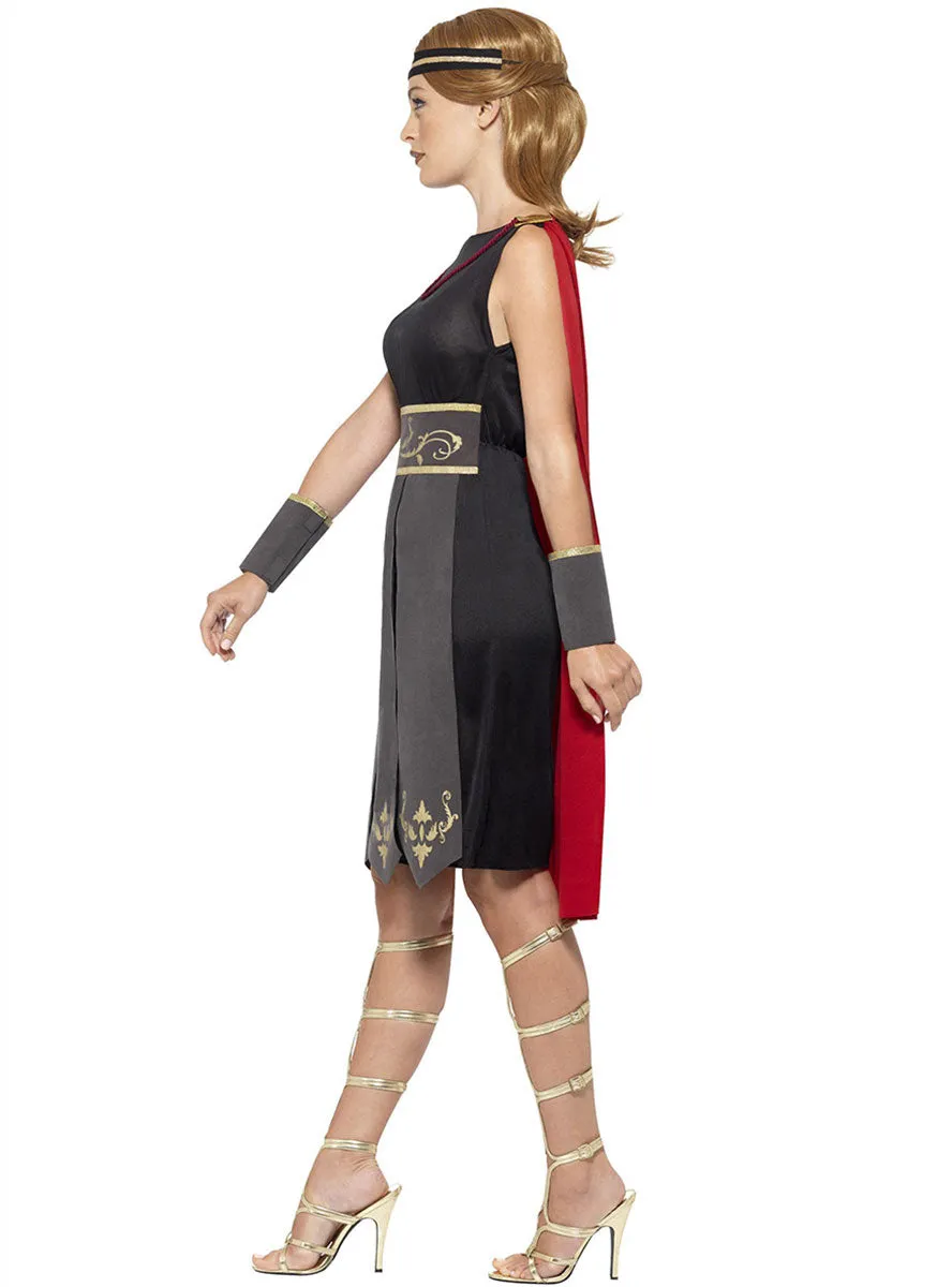 Roman Warrior Womens Plus Size Gladiator Costume