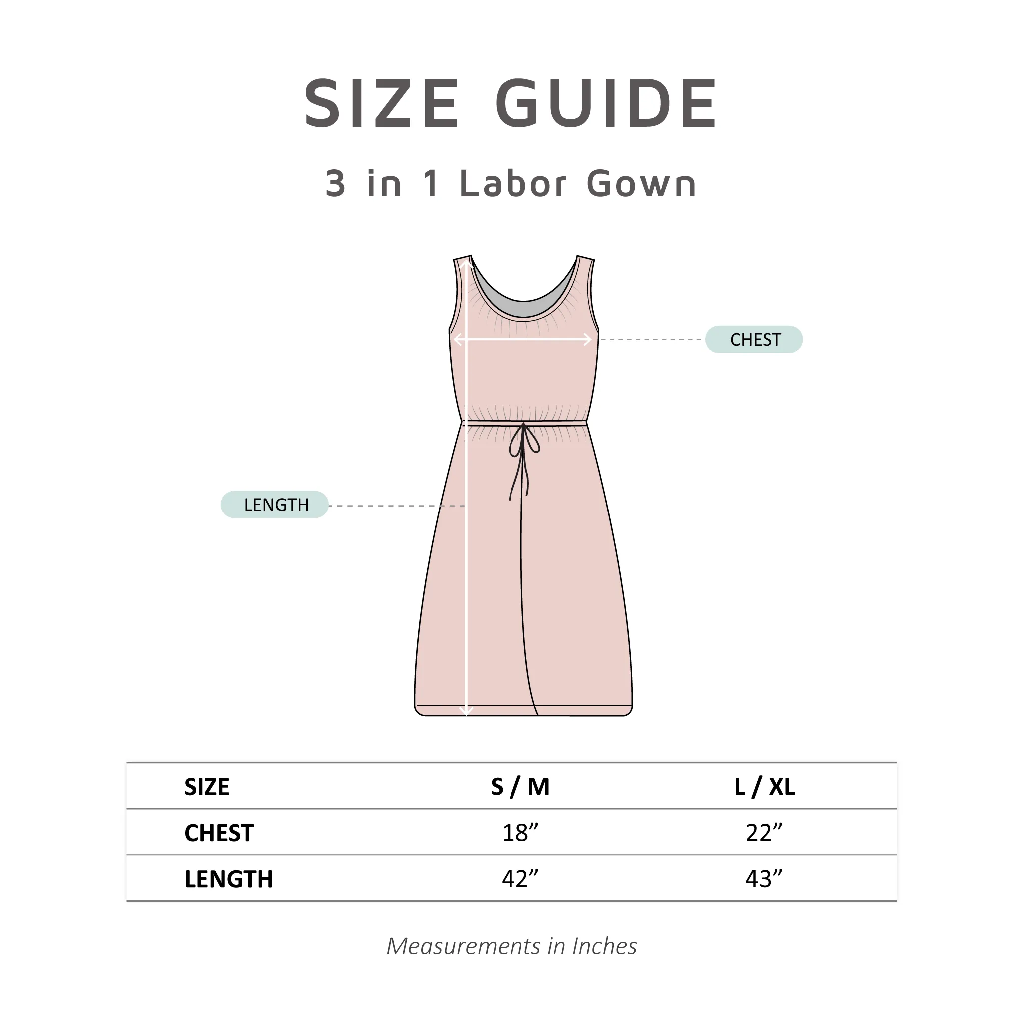 Serra Labor Gown & Swaddle Set & Dad T Shirt