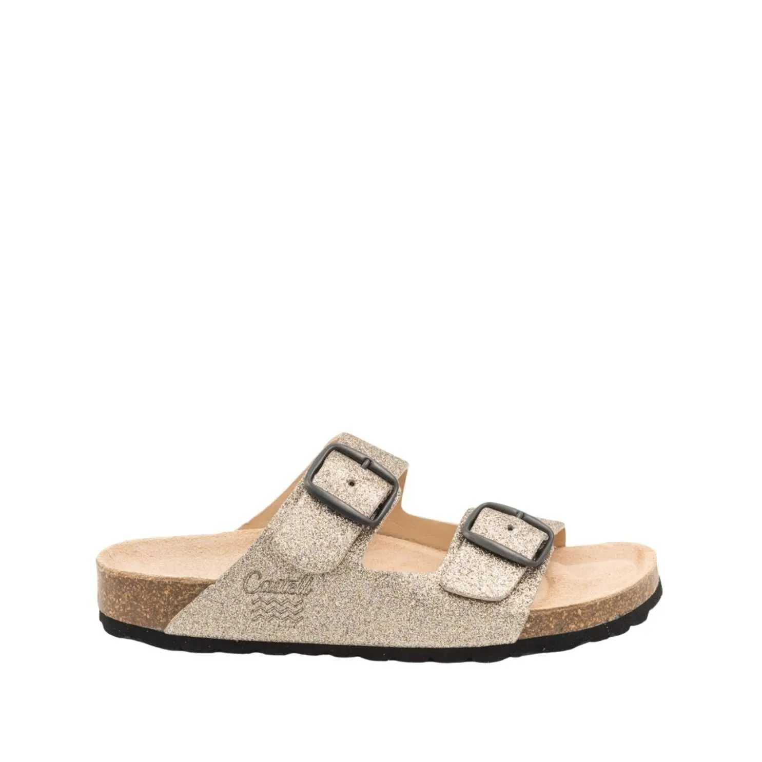 Shimmery Leather Sandal For Women - Greco Benestar 1727H Brillante