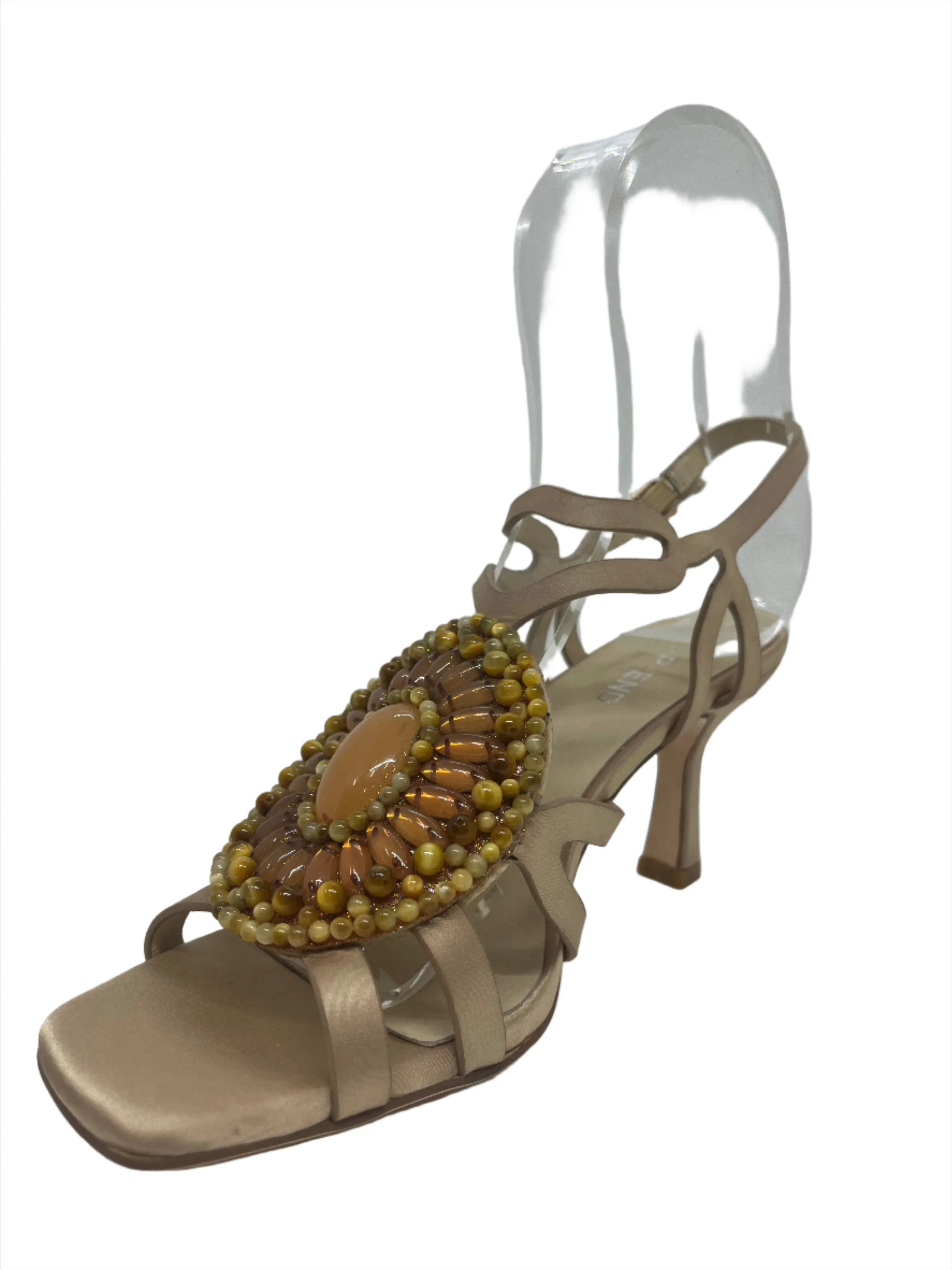 TOP END LARRETT BEADED HEEL