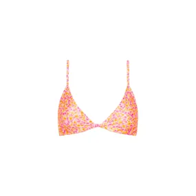 Underwire Triangle B-C Cup Bikini Top - Sherbet Shimmer