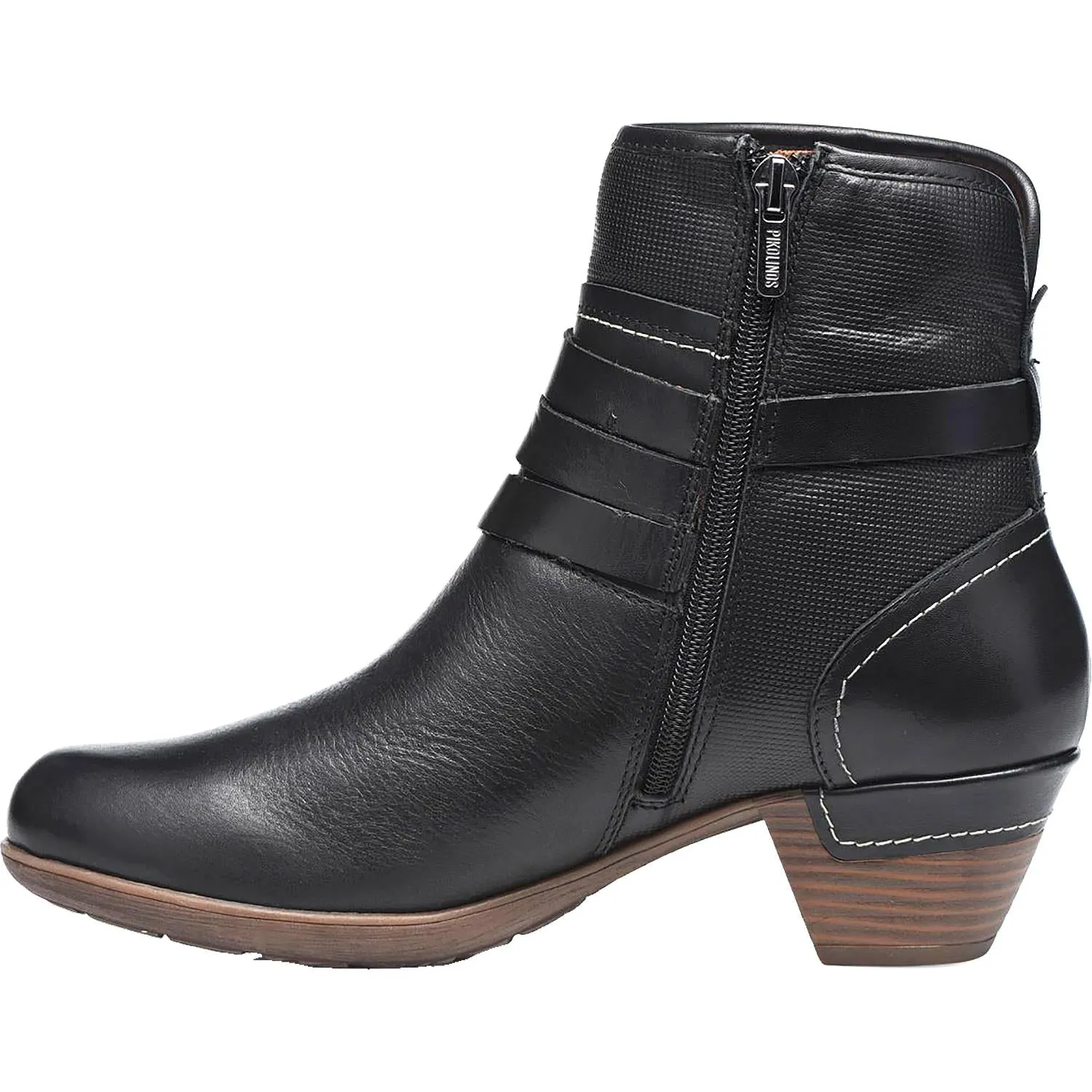 Women's Pikolinos Rotterdam 902-8593 Black Leather