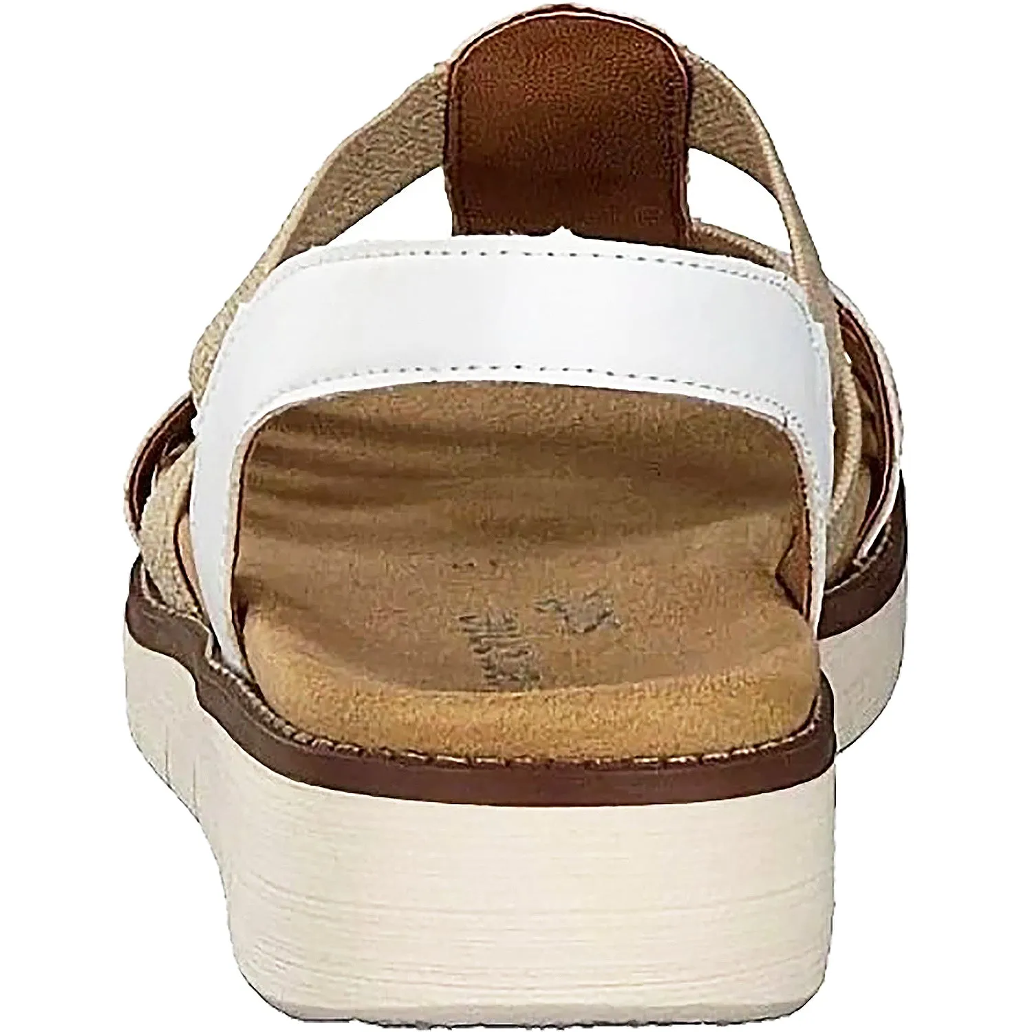 Women's Remonte D2065-80 Jocelyn 65 Weiss/Taupe Synthetic