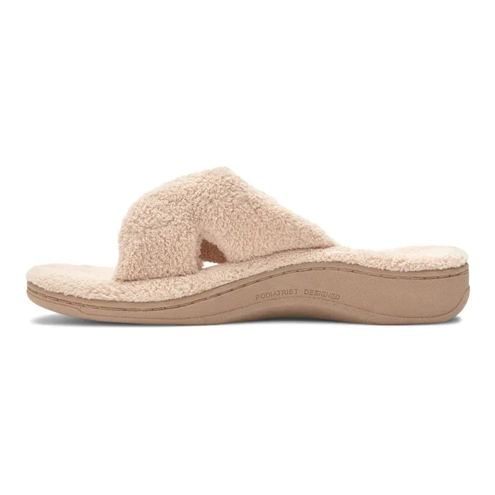 Womens Vionic Relax Slipper Tan