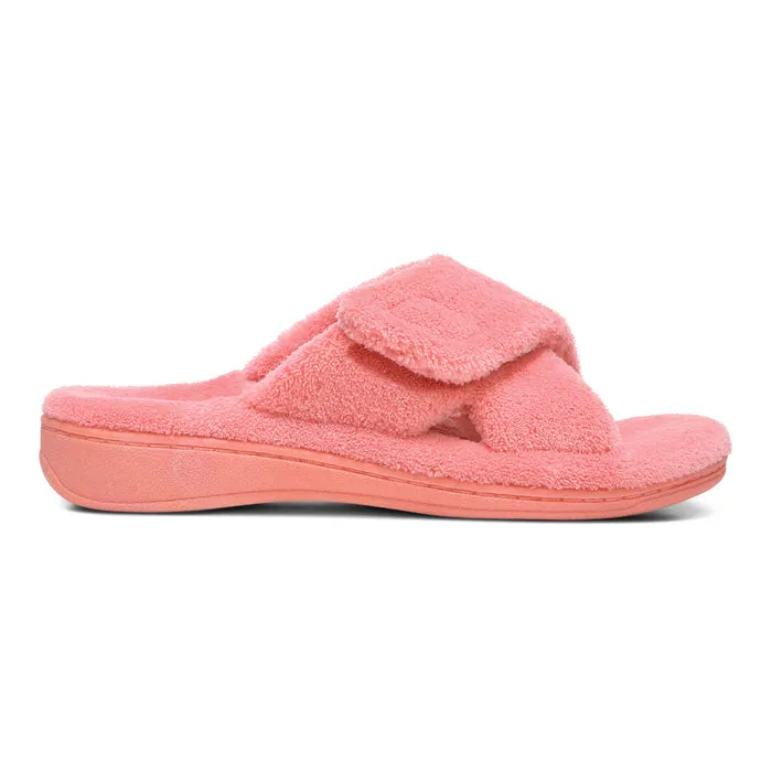 Womens Vionic Relax Slippers Sea Coral