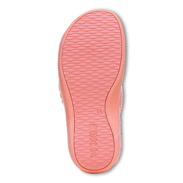 Womens Vionic Relax Slippers Sea Coral